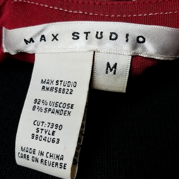 Max Studio wine red dress - Picture 7 of 8